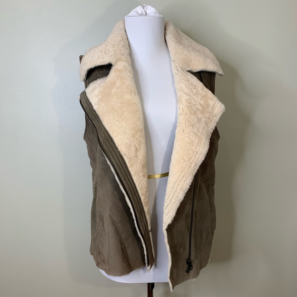 Vince Shearling Lamb Vest
